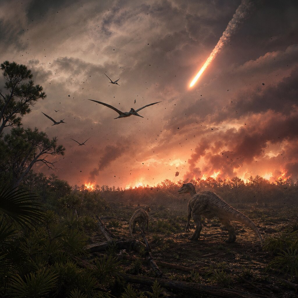 Illustration historique : L'Extinction K-T